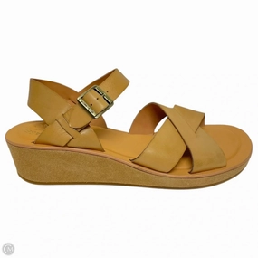 Sandals Heels Platform By Kork Ease In Tan, Size: 9