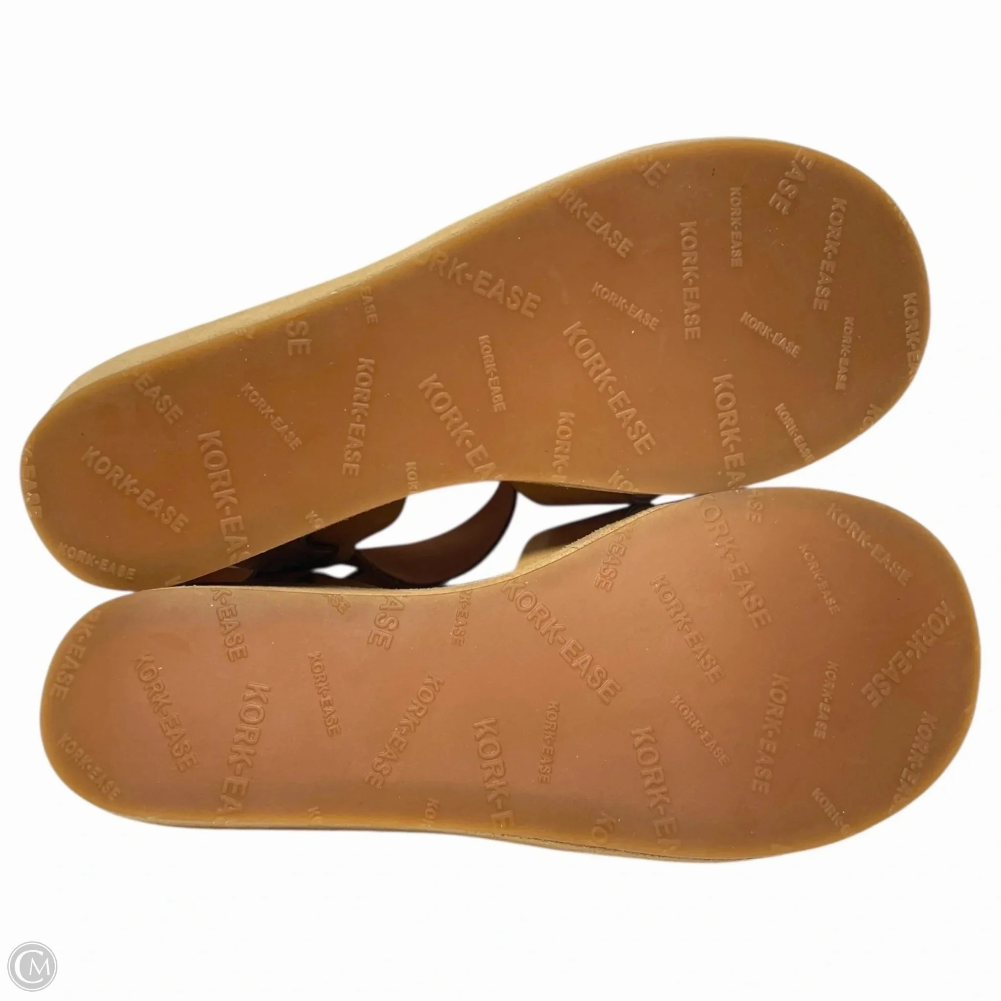 Sandals Heels Platform By Kork Ease In Tan, Size: 9