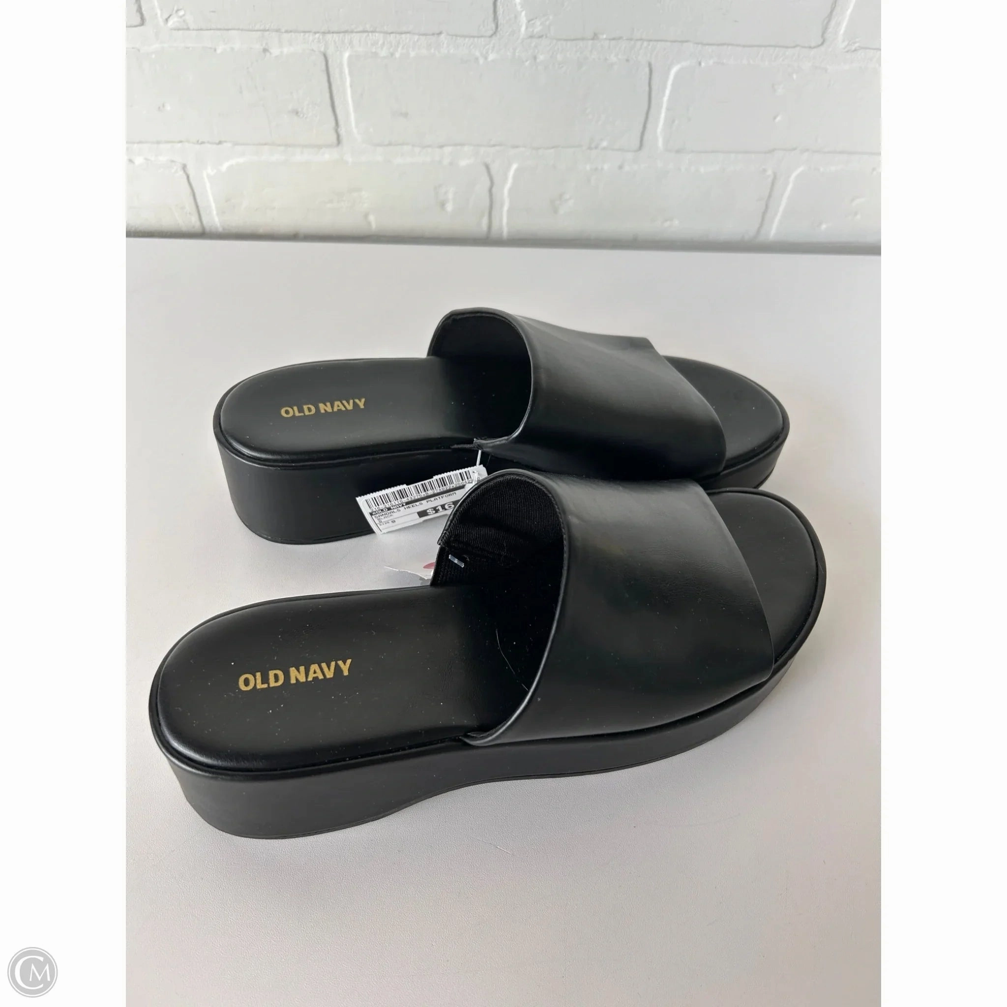 Sandals Heels Platform By Old Navy In Black, Size: 9