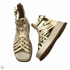 Sandals Heels Platform By Sam Edelman In Cream, Size: 6