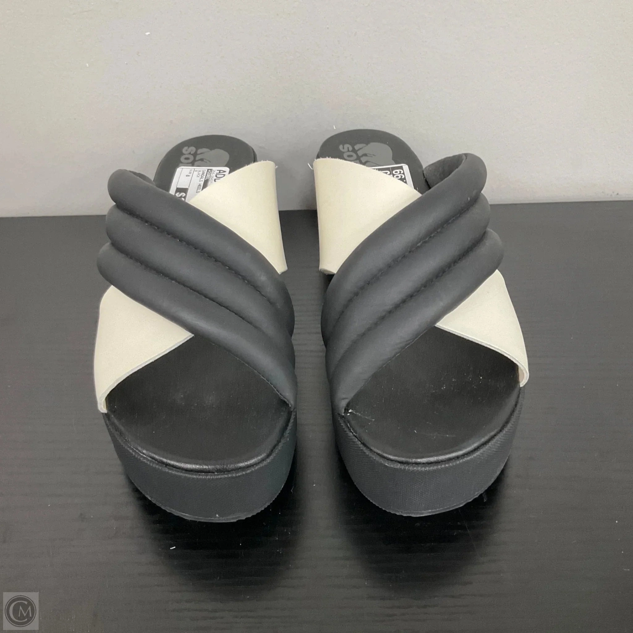 Sandals Heels Platform By Sorel In Black, Size: 8
