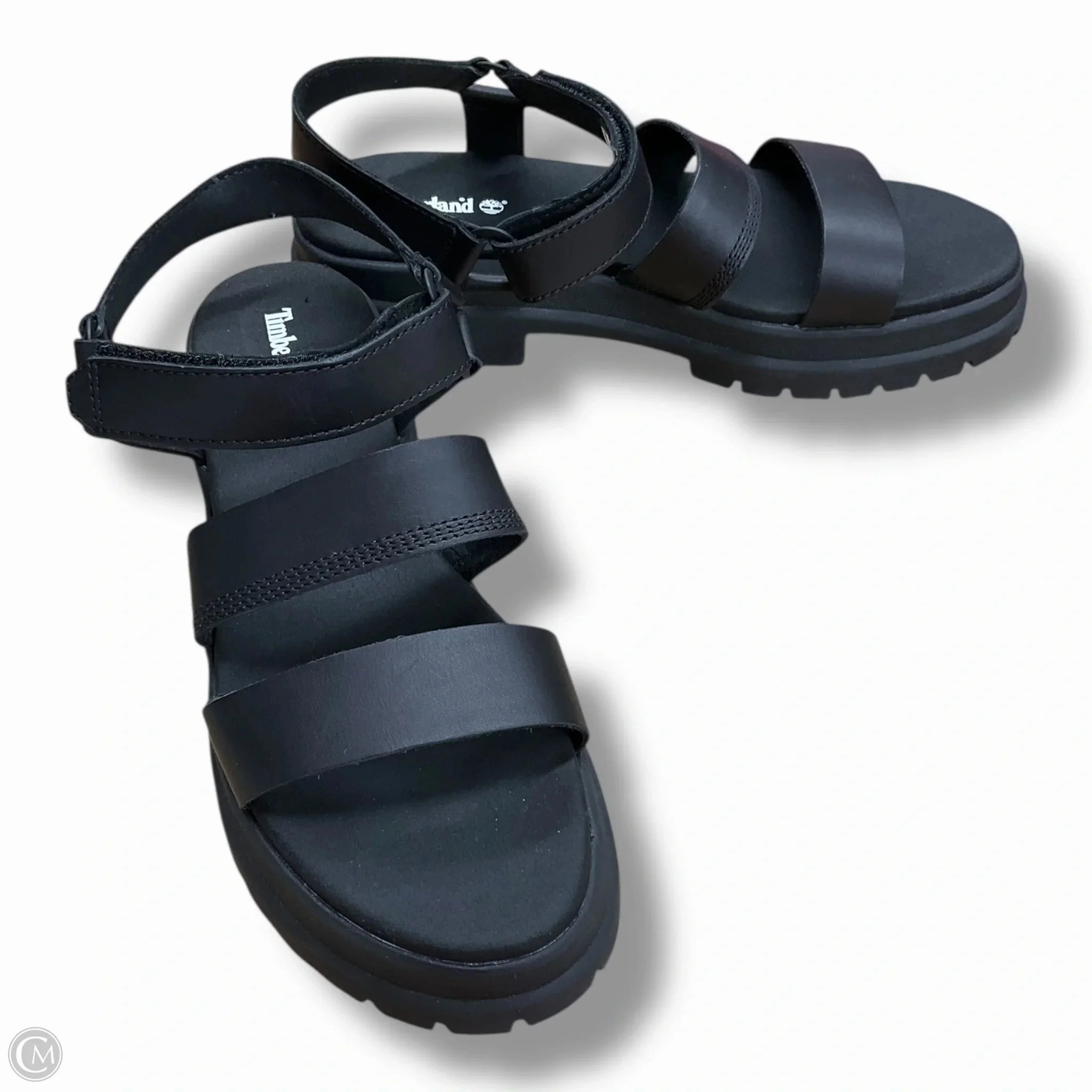 Sandals Heels Platform By Timberland In Black, Size: 10
