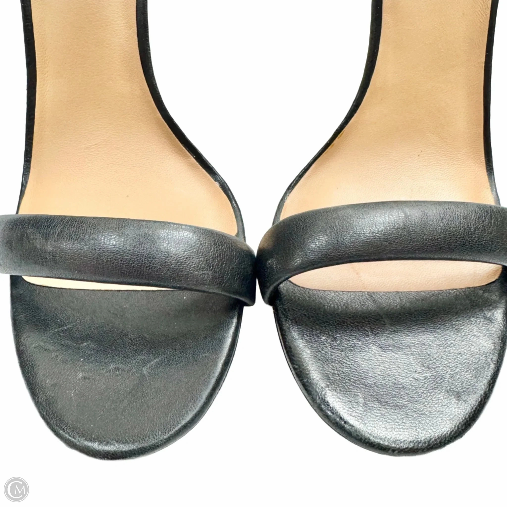 Sandals Heels Stiletto By Halston Heritage In Black & Tan, Size: 9