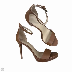 Sandals Heels Stiletto By Michael By Michael Kors In Brown, Size: 8