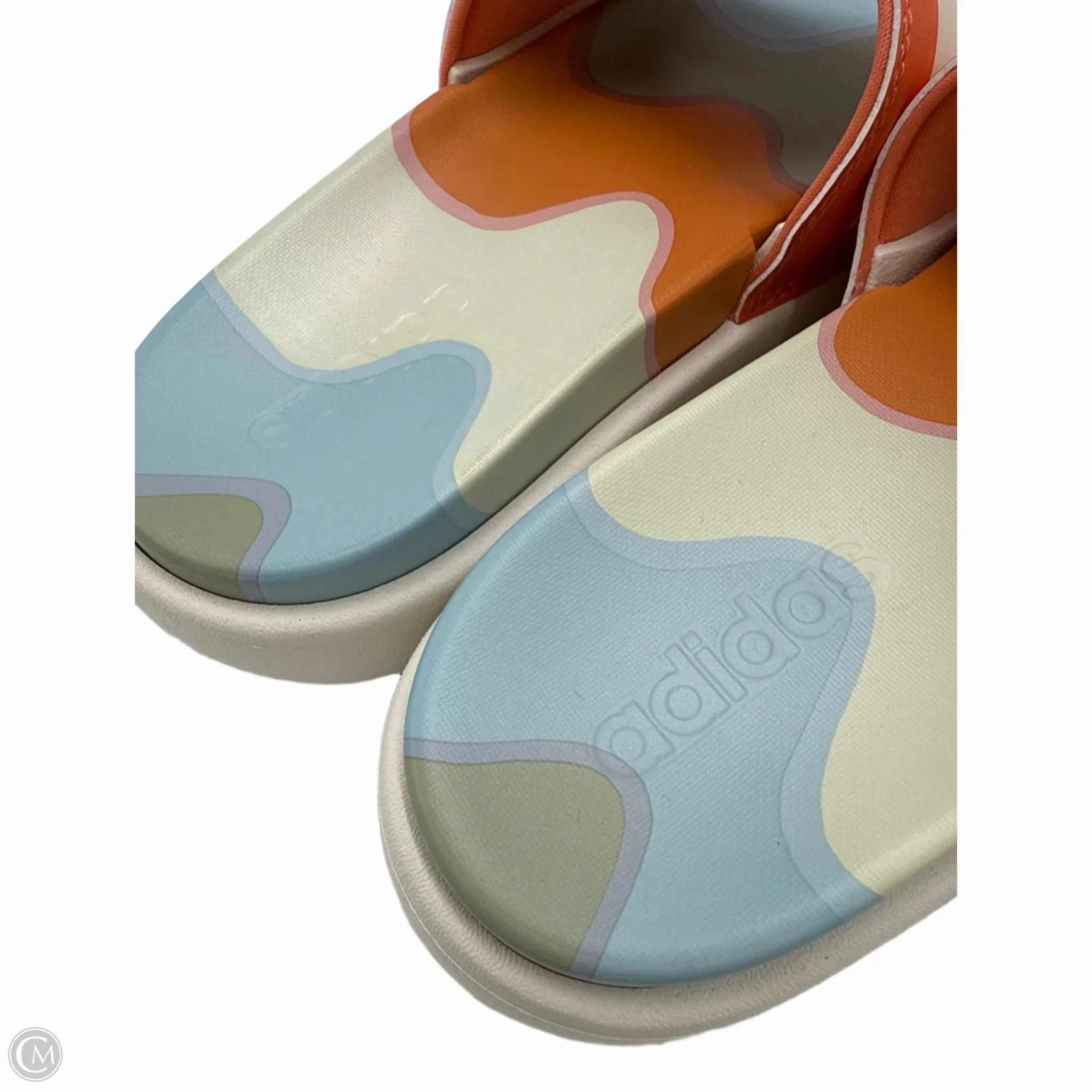 Sandals Platform By Adidas In Multi-colored, Size: 7