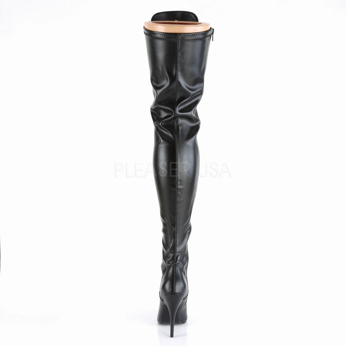 SEDUCE-3024  Black Str Faux Leather