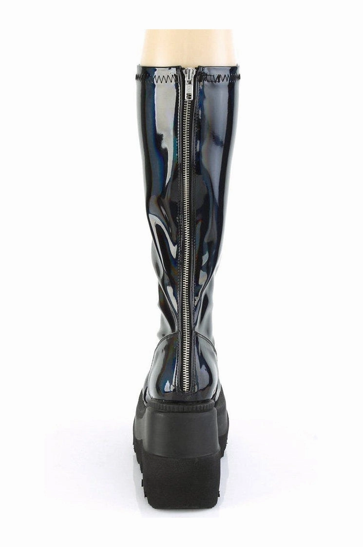 SHAKER-65 Knee Boot | Black Patent