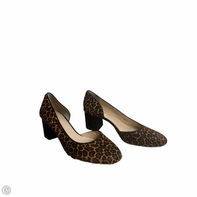 Shoes Heels Block By Alex Marie In Leopard Print, Size: 10