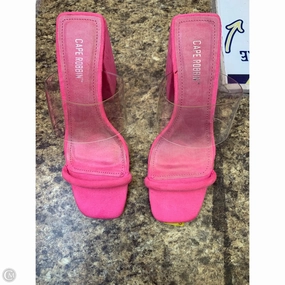 Shoes Heels Block By Cmf In Pink, Size: 6.5