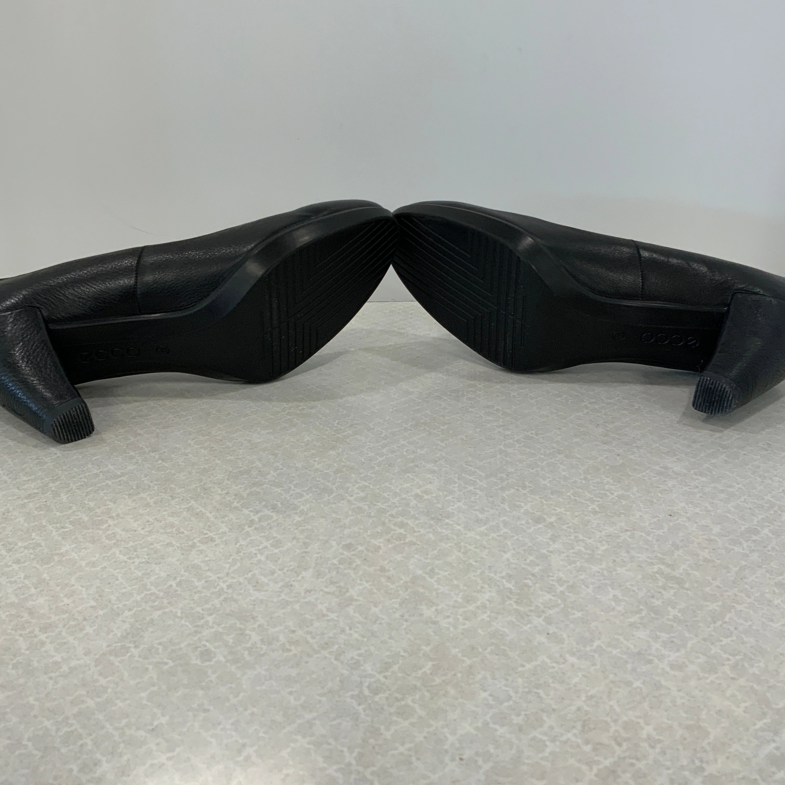Shoes Heels Block By Ecco In Black, Size: 8.5
