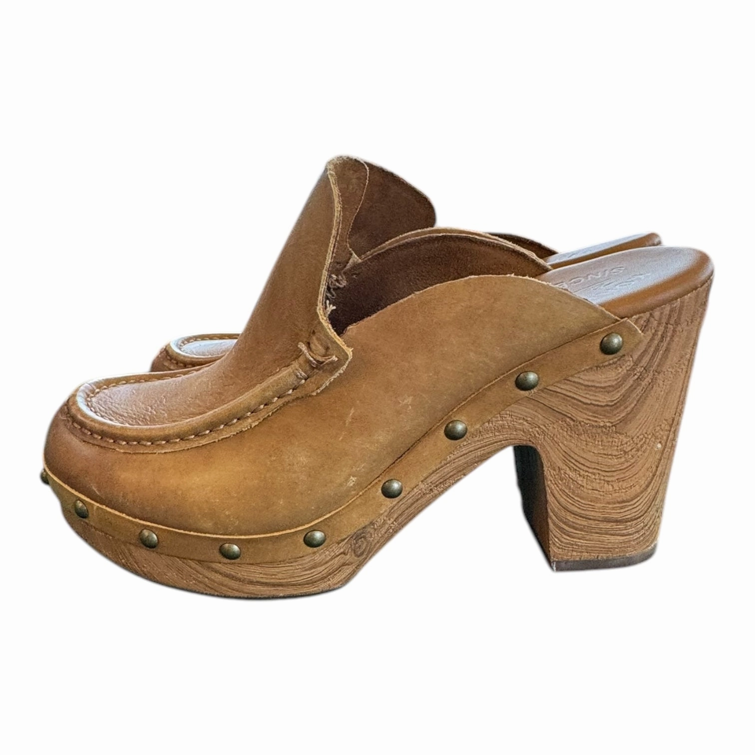 Shoes Heels Block By Kork Ease In Tan, Size:8