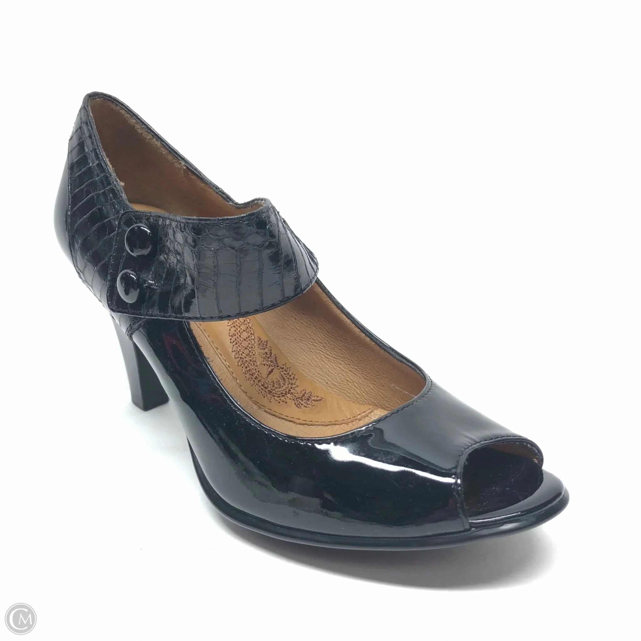 Shoes Heels Block By Sofft In Black, Size: 8.5