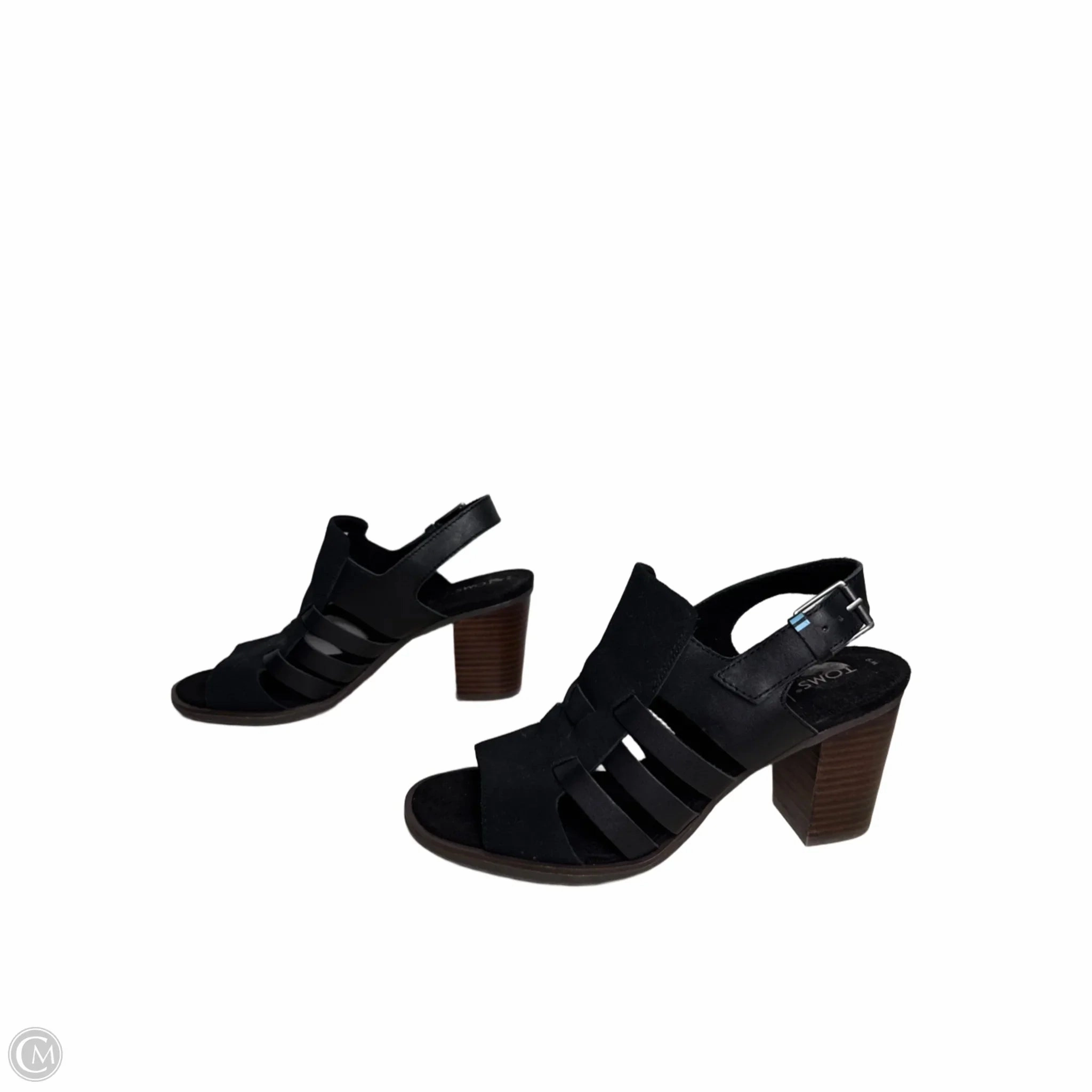 Shoes Heels Block By Toms In Black, Size: 9