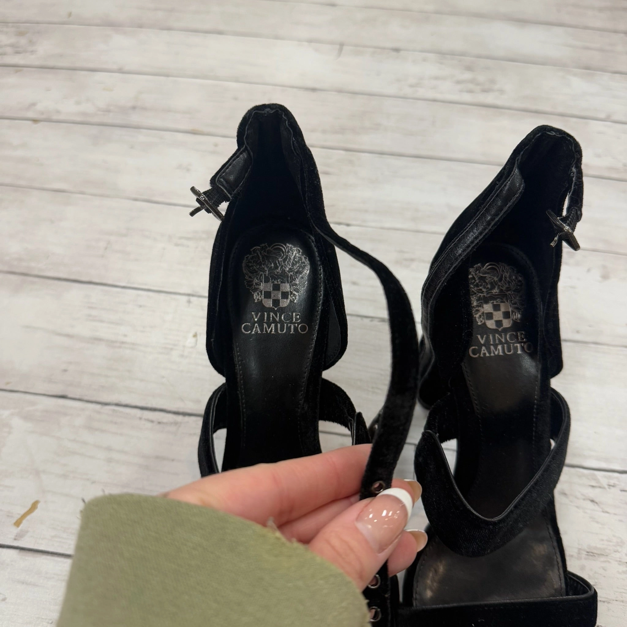 Shoes Heels Block By Vince Camuto In Black, Size: 8.5