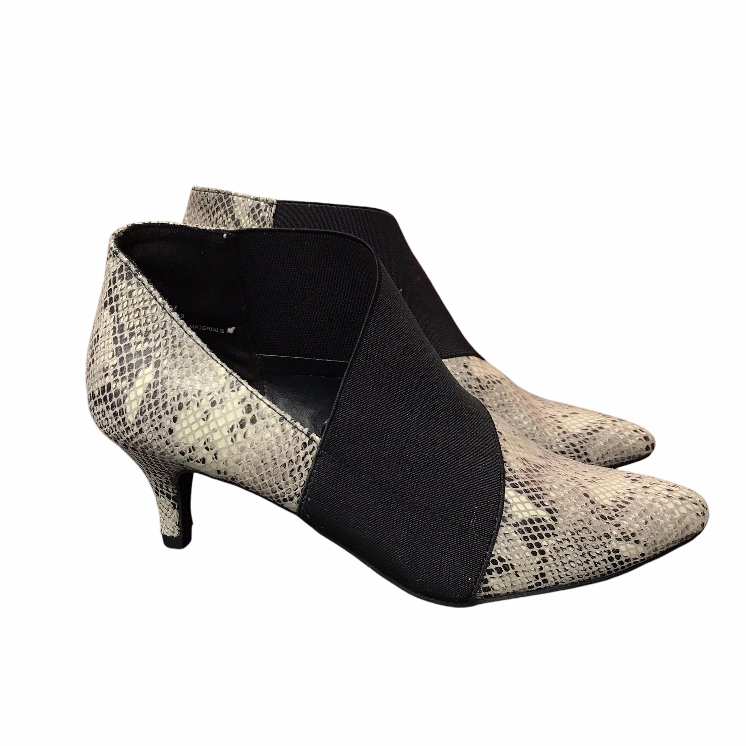 Shoes Heels Kitten By Andrew Gellar In Animal Print, Size:7.5