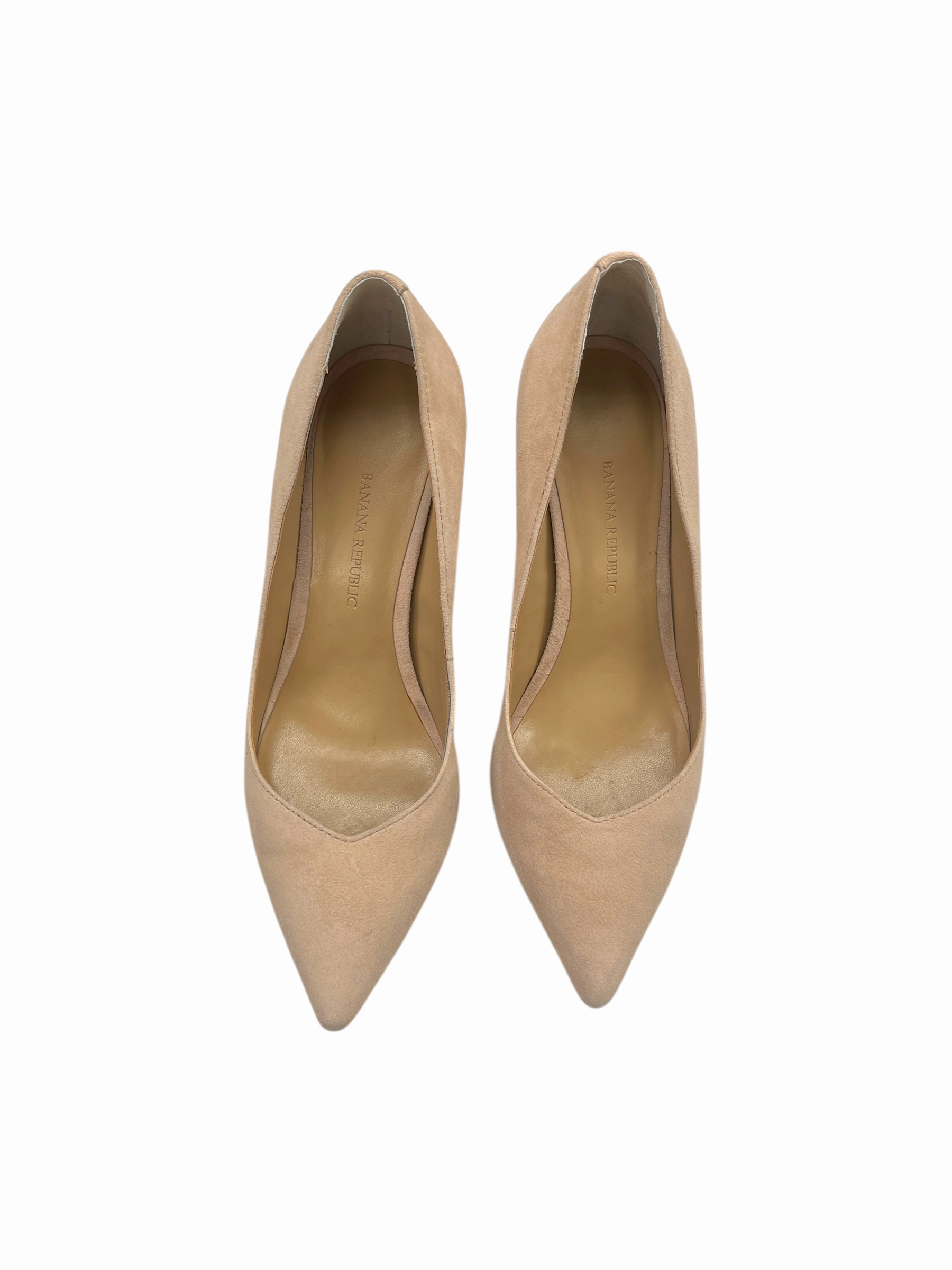 Shoes Heels Kitten By Banana Republic In Beige, Size: 6