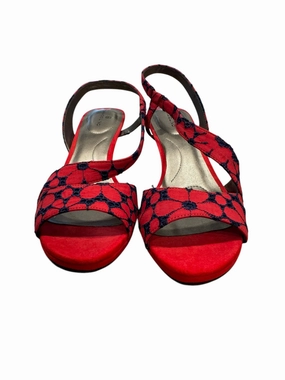 Shoes Heels Kitten By Bandolino In Red, Size: 10