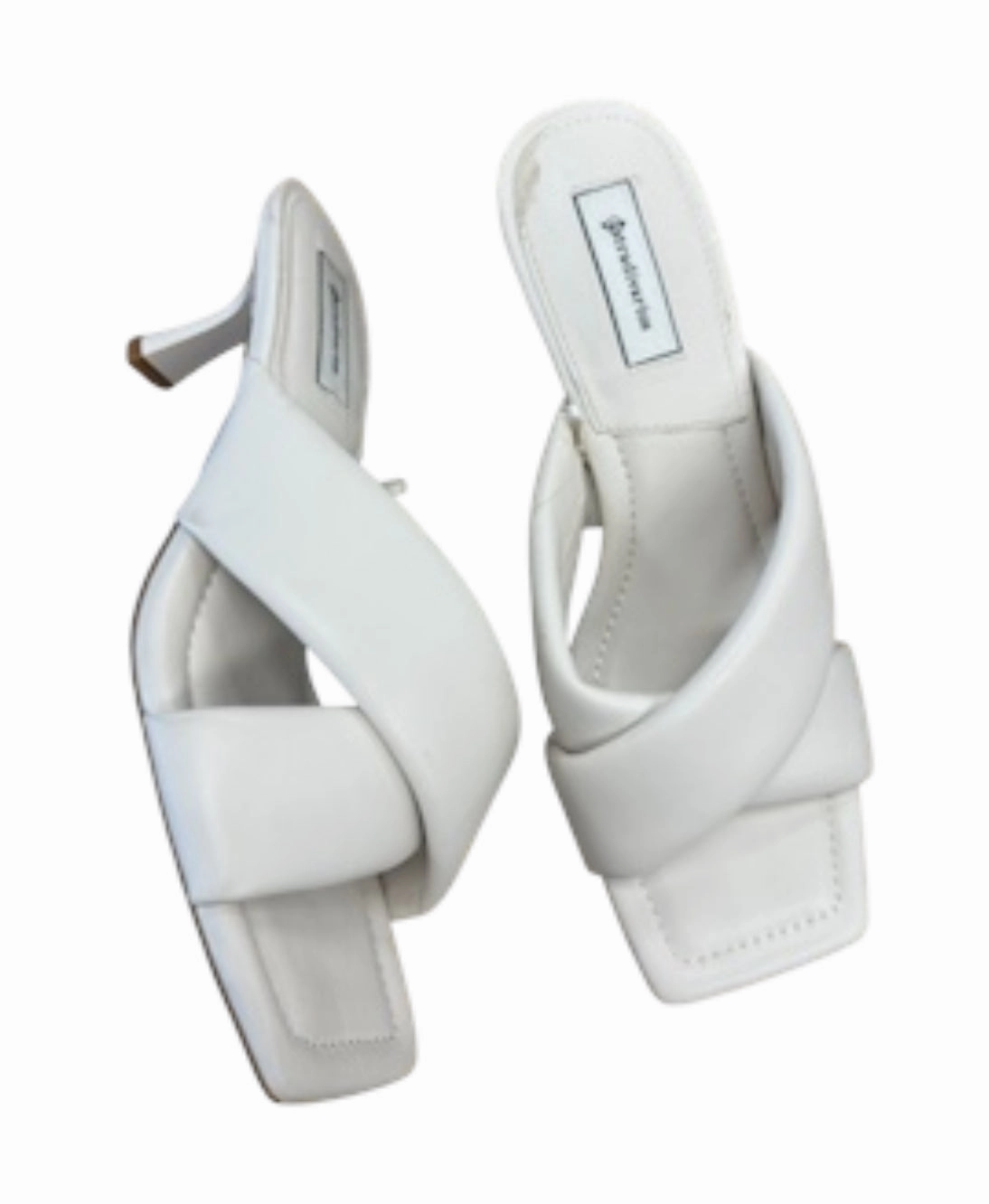 Shoes Heels Kitten By Clothes Mentor In White, Size: 6.5
