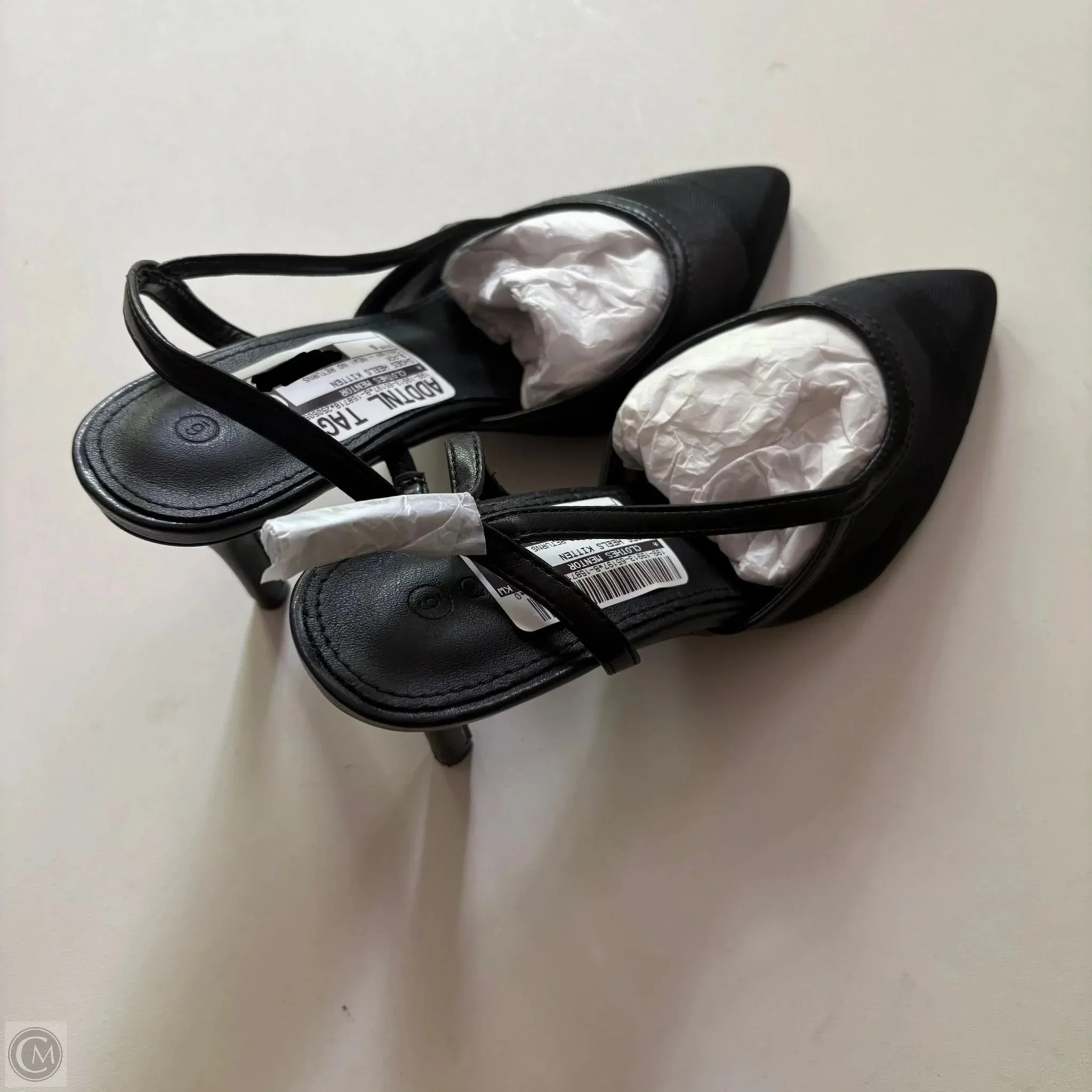 Shoes Heels Kitten By Couigo In Black, Size: 6