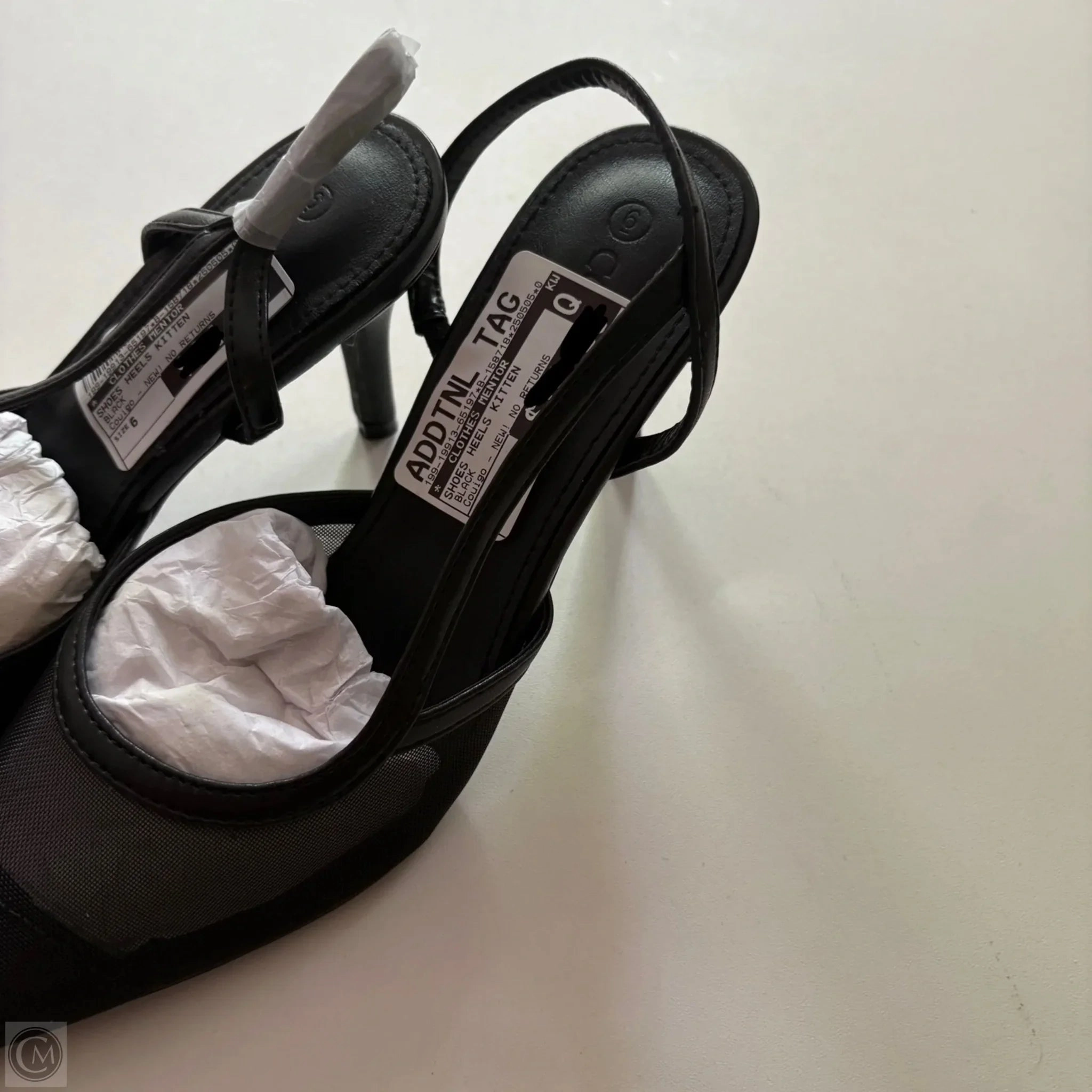 Shoes Heels Kitten By Couigo In Black, Size: 6