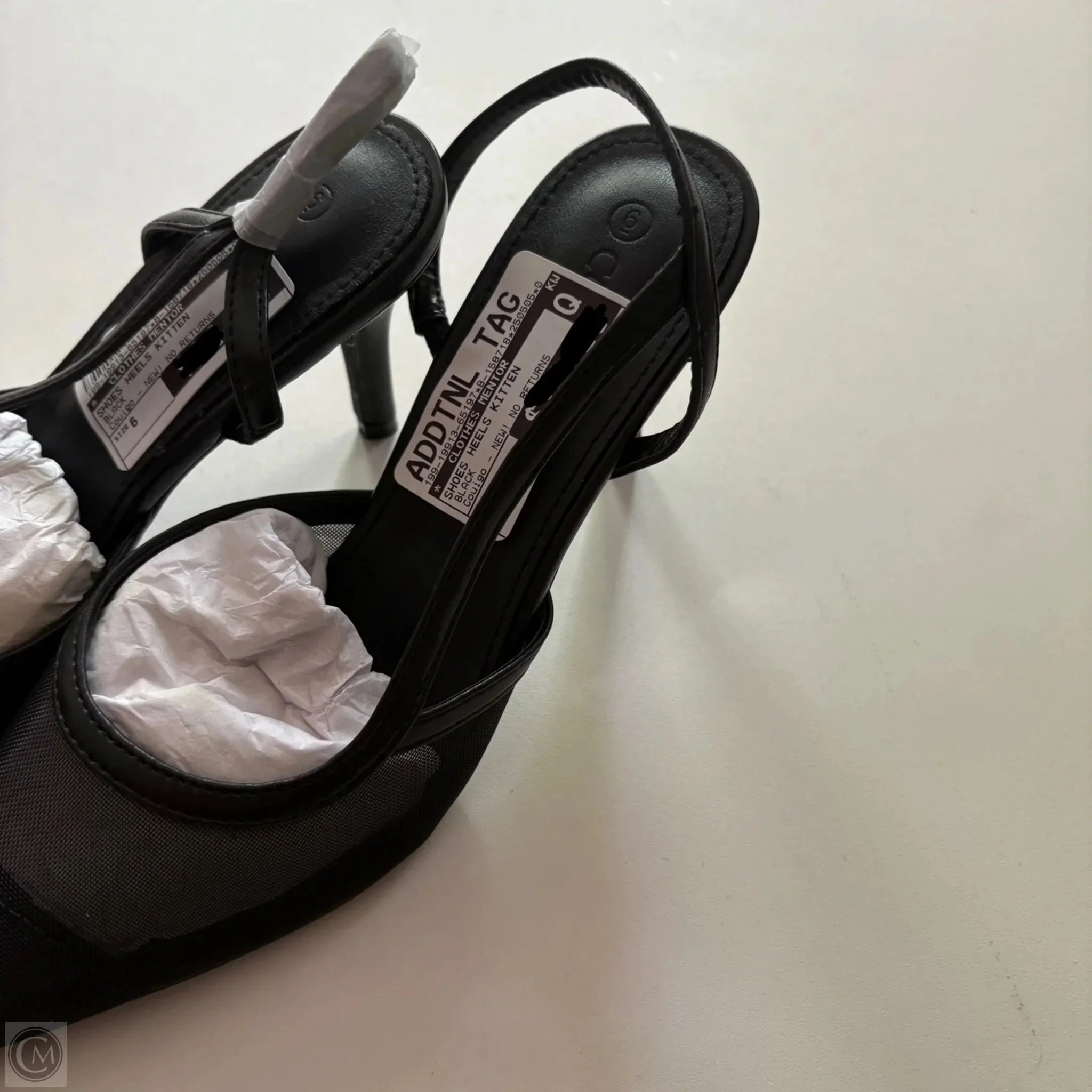 Shoes Heels Kitten By Couigo In Black, Size: 6