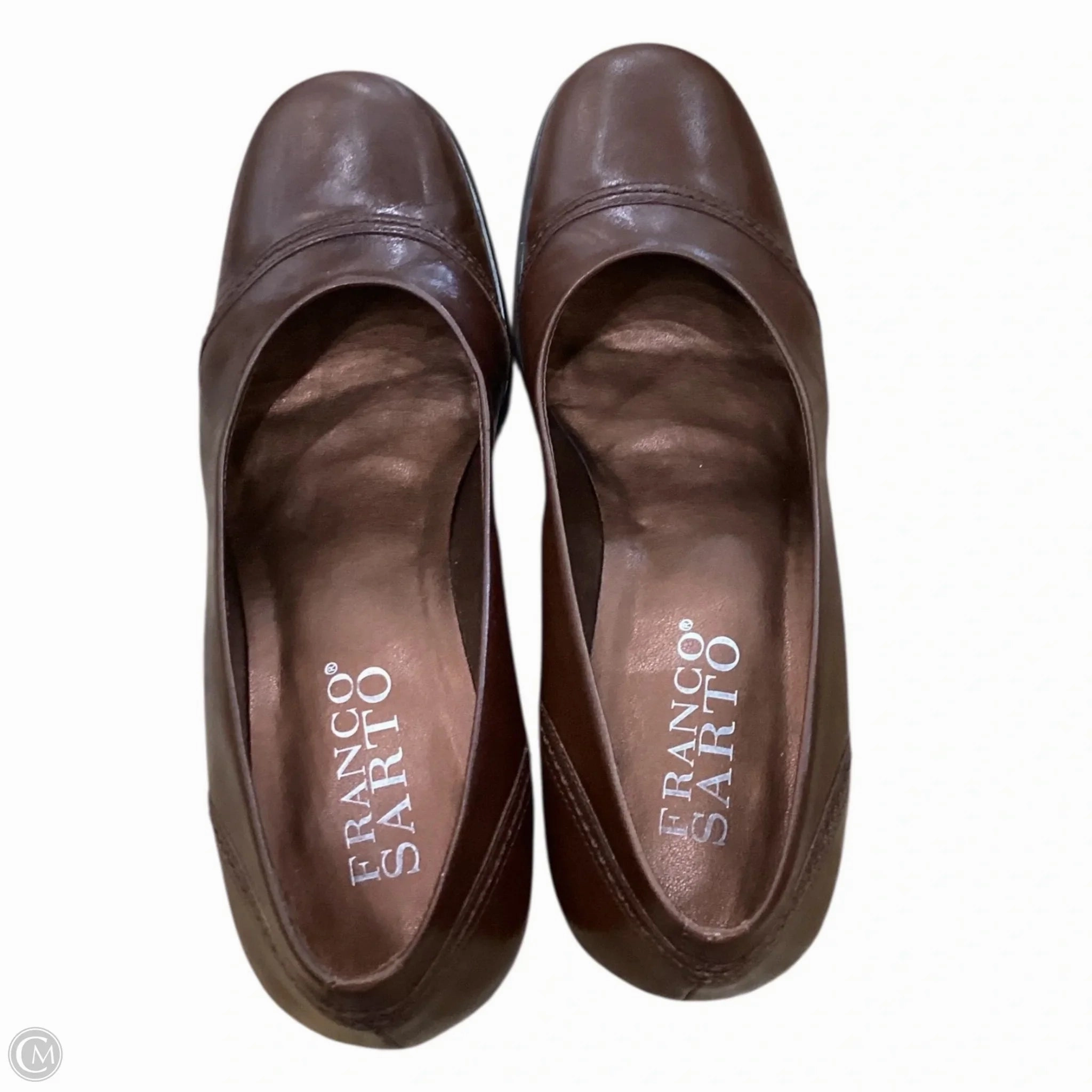 Shoes Heels Kitten By Franco Sarto In Brown, Size: 8.5