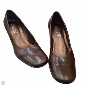 Shoes Heels Kitten By Franco Sarto In Brown, Size: 8.5