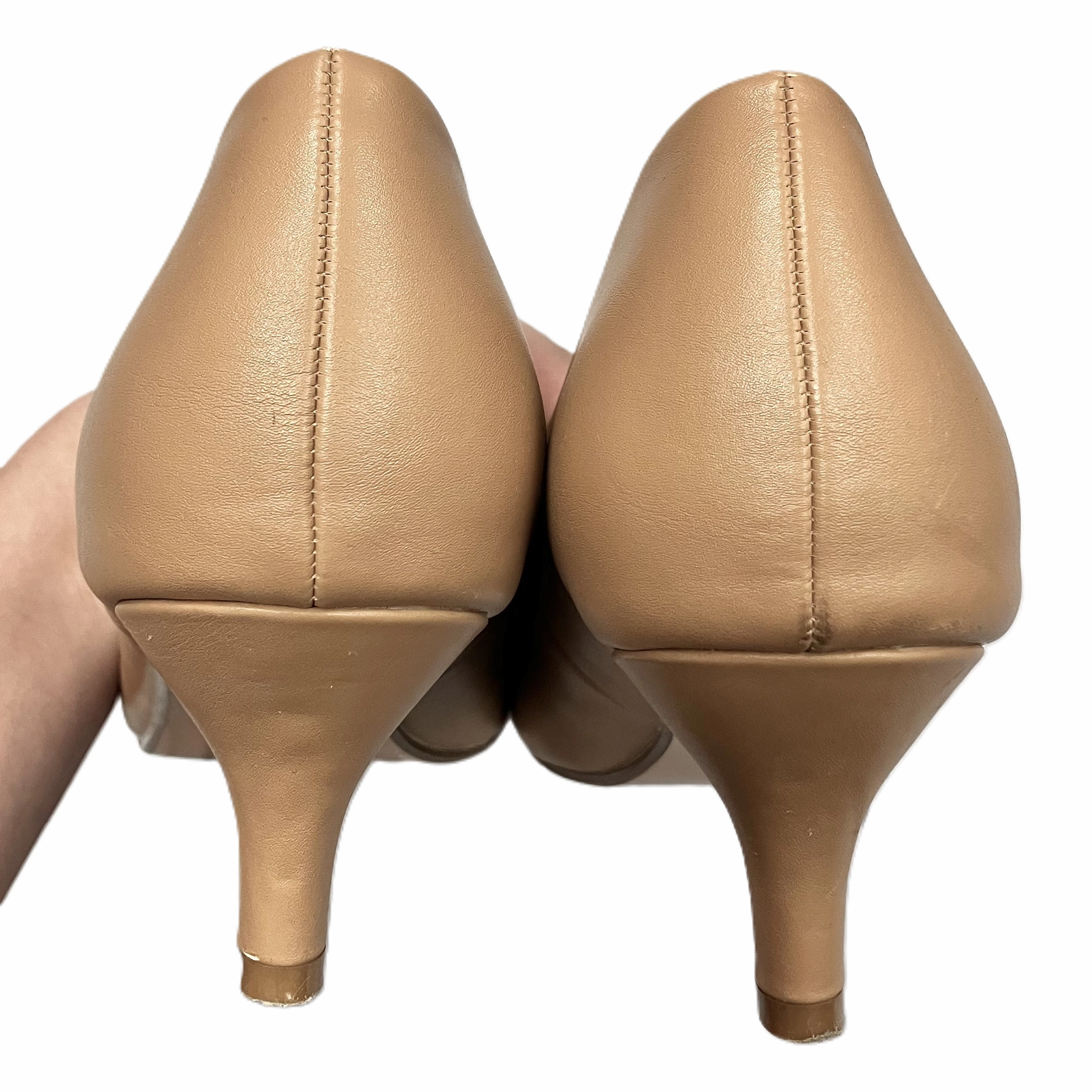 Shoes Heels Kitten By Idifu In Tan, Size: 11