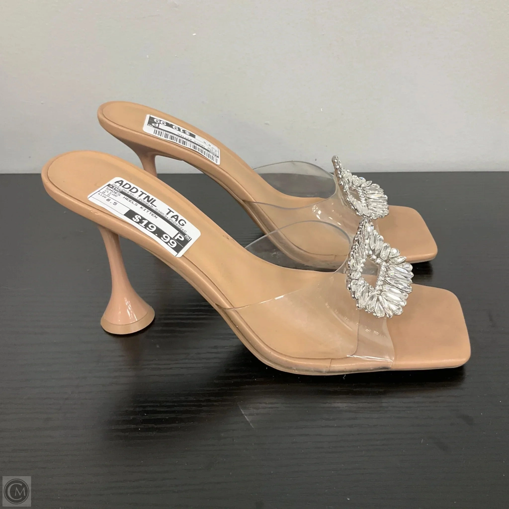 Shoes Heels Kitten By Inc In Clear, Size: 8.5