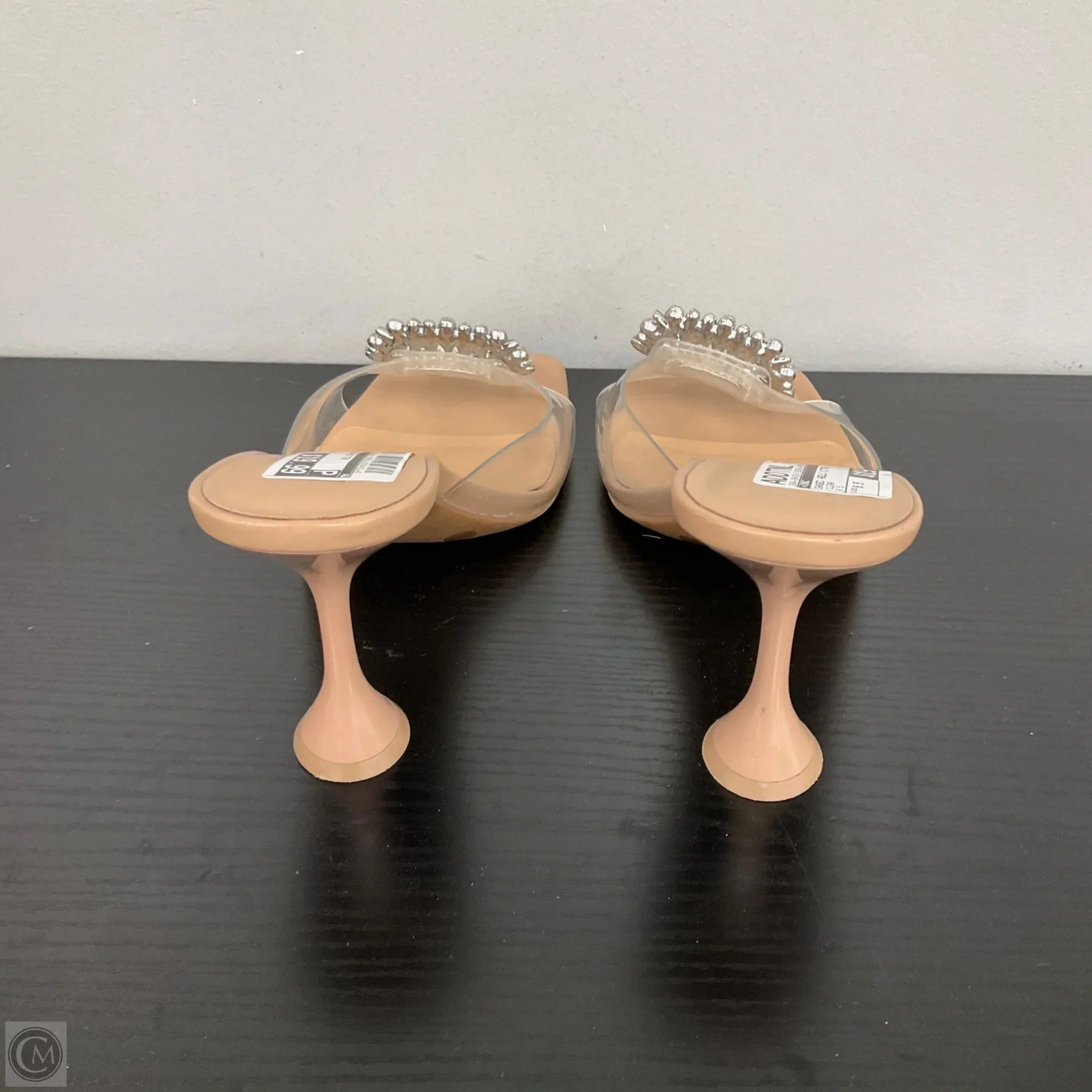 Shoes Heels Kitten By Inc In Clear, Size: 8.5