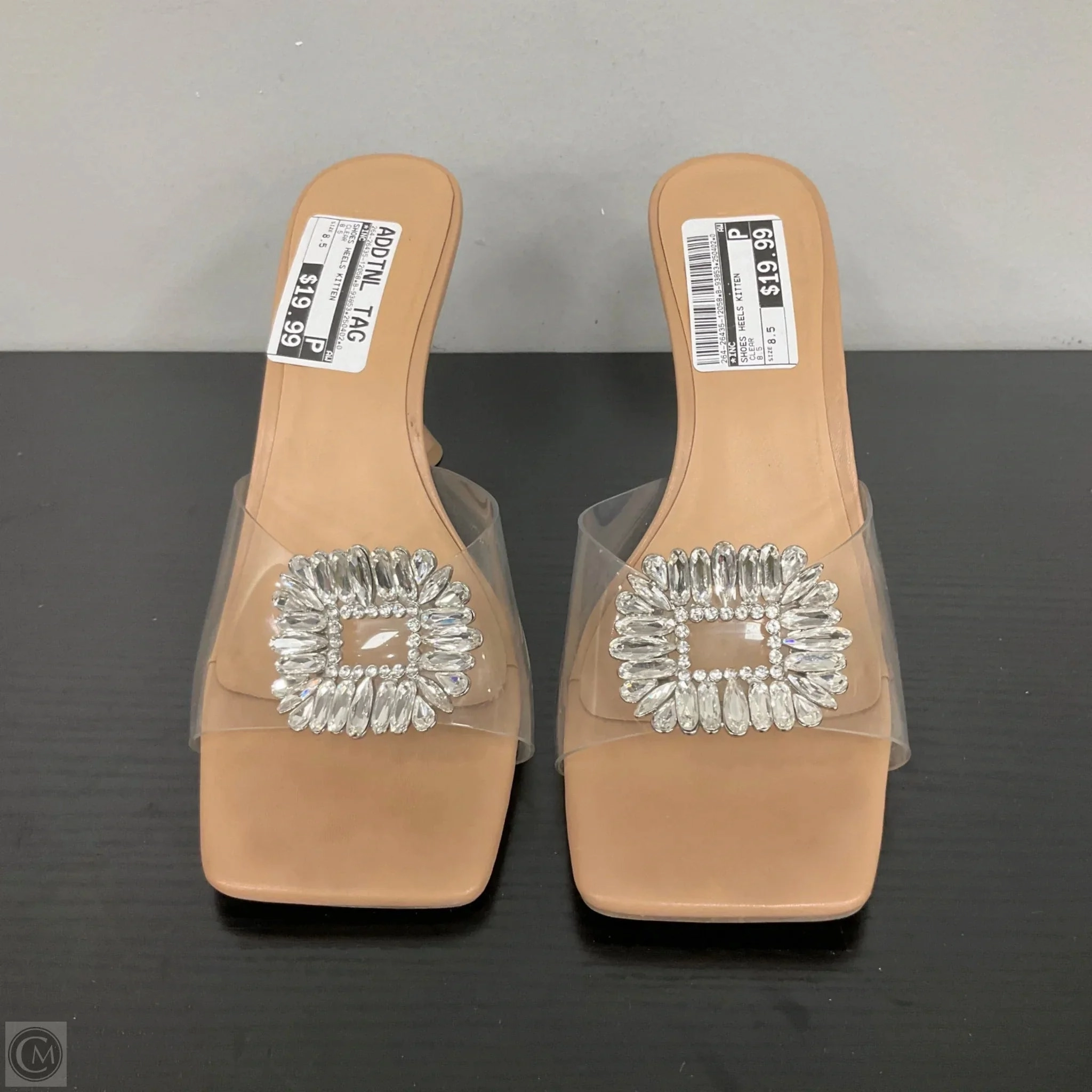 Shoes Heels Kitten By Inc In Clear, Size: 8.5