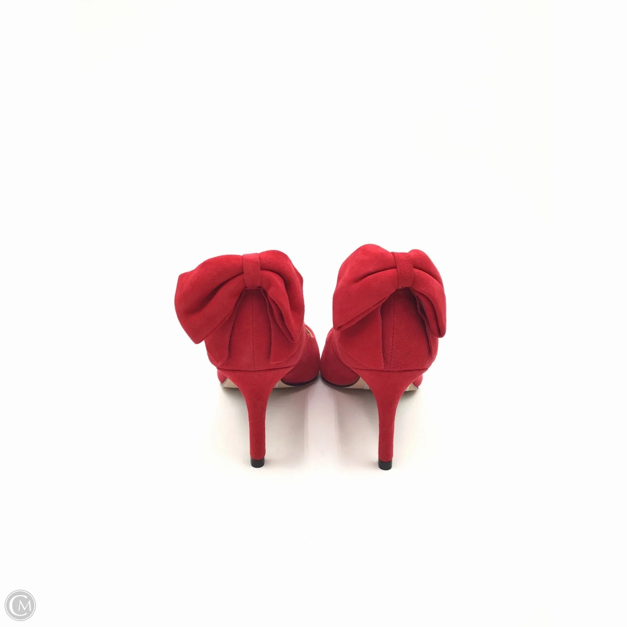 Shoes Heels Kitten By Talbots In Red, Size: 7.5
