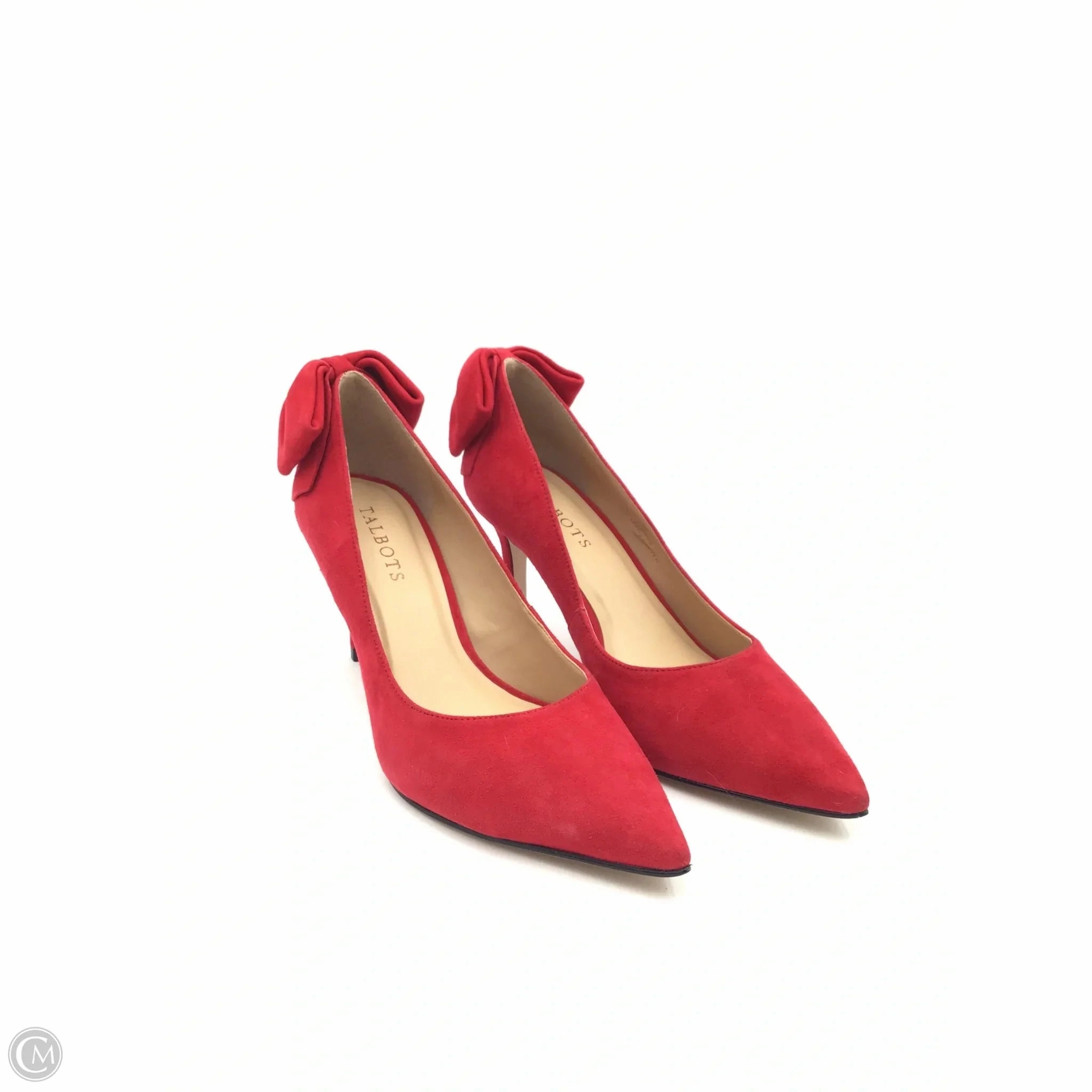 Shoes Heels Kitten By Talbots In Red, Size: 7.5