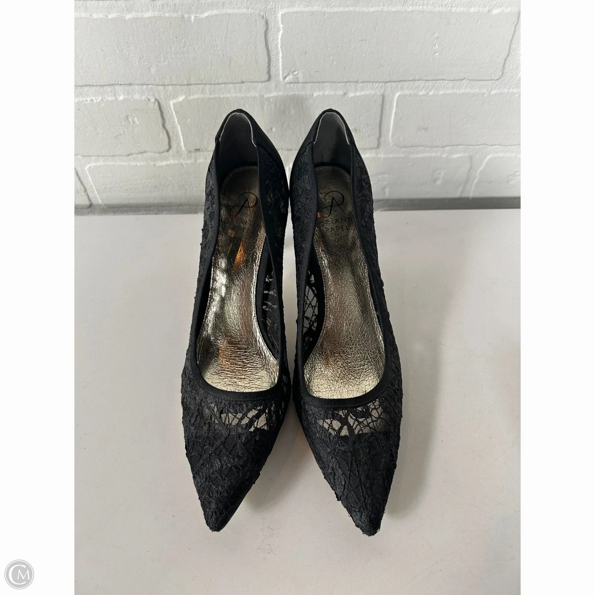 Shoes Heels Stiletto By Adrianna Papell In Black, Size: 9