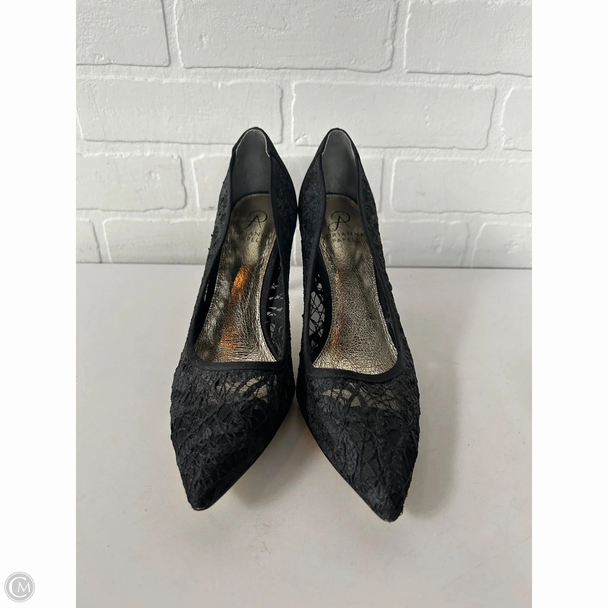 Shoes Heels Stiletto By Adrianna Papell In Black, Size: 9