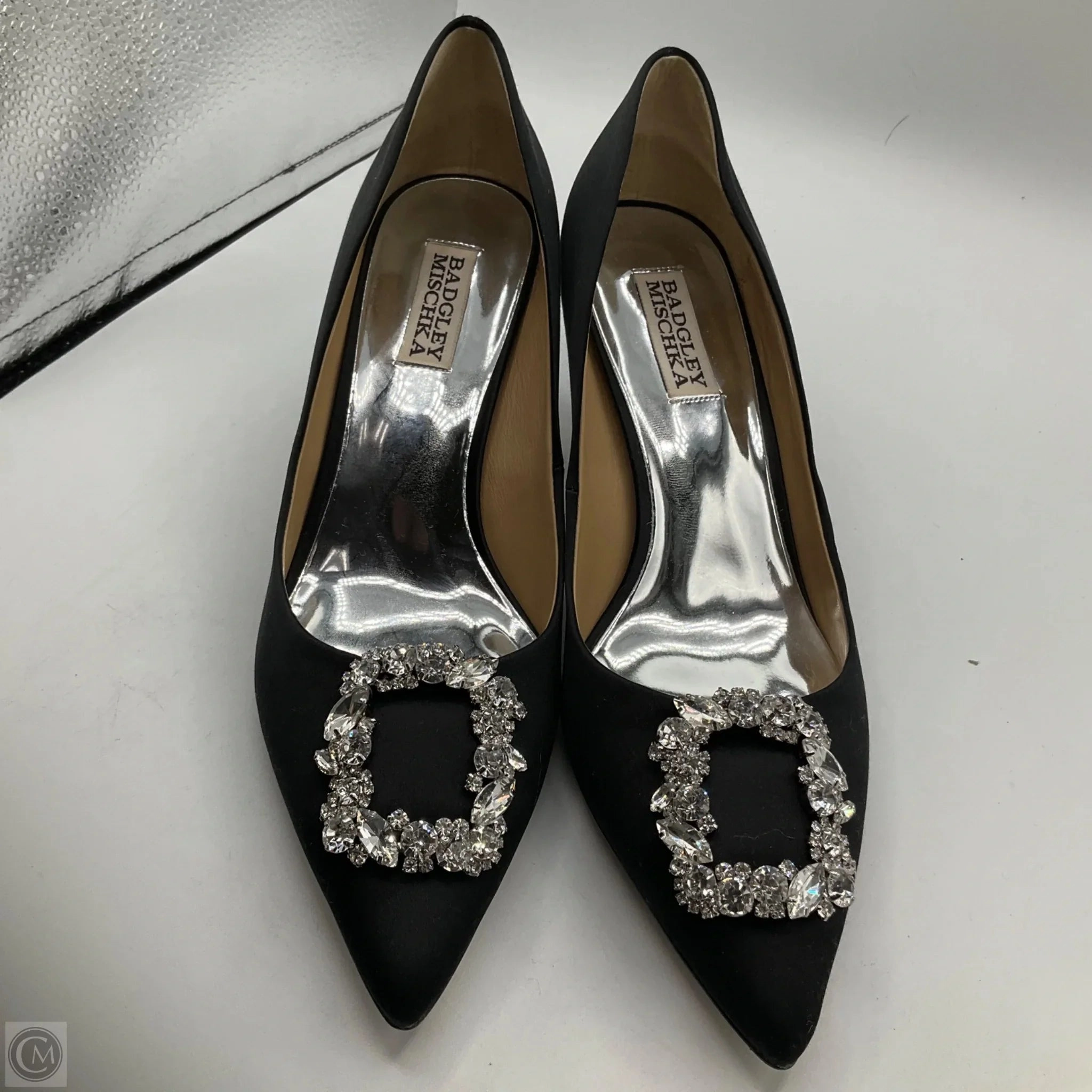 Shoes Heels Stiletto By Badgley Mischka In Black, Size: 7.5