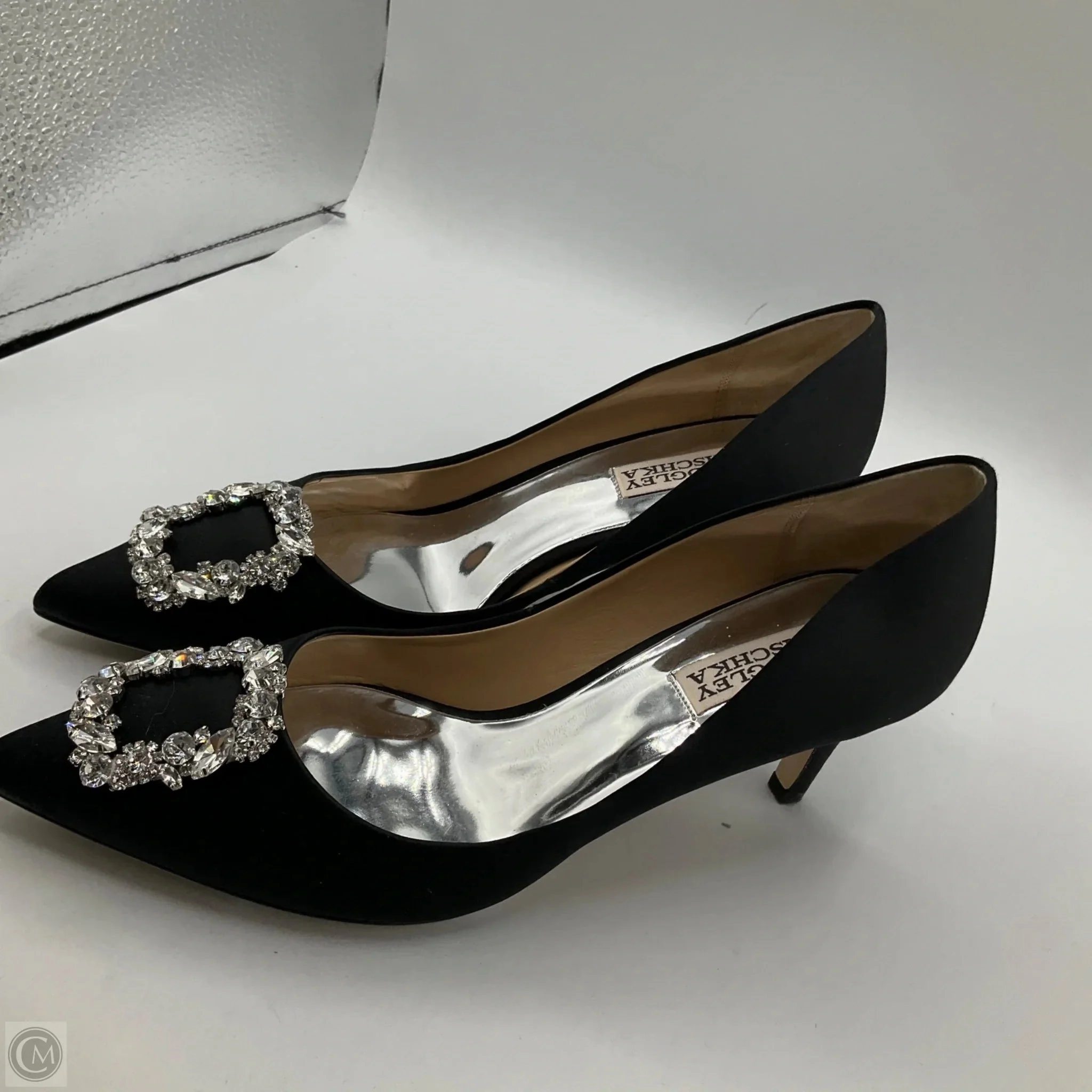 Shoes Heels Stiletto By Badgley Mischka In Black, Size: 7.5