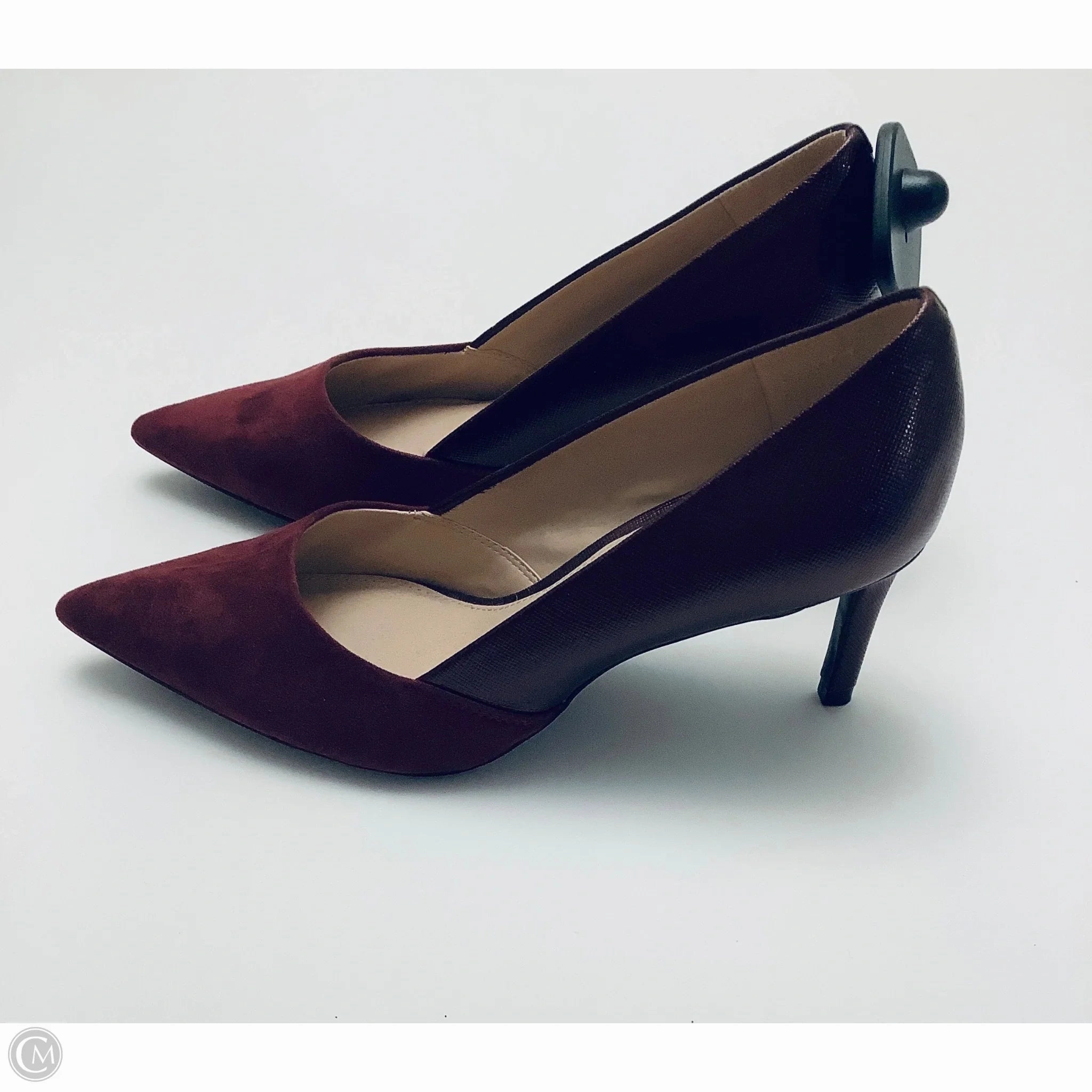Shoes Heels Stiletto By Clothes Mentor In Maroon, Size: 7