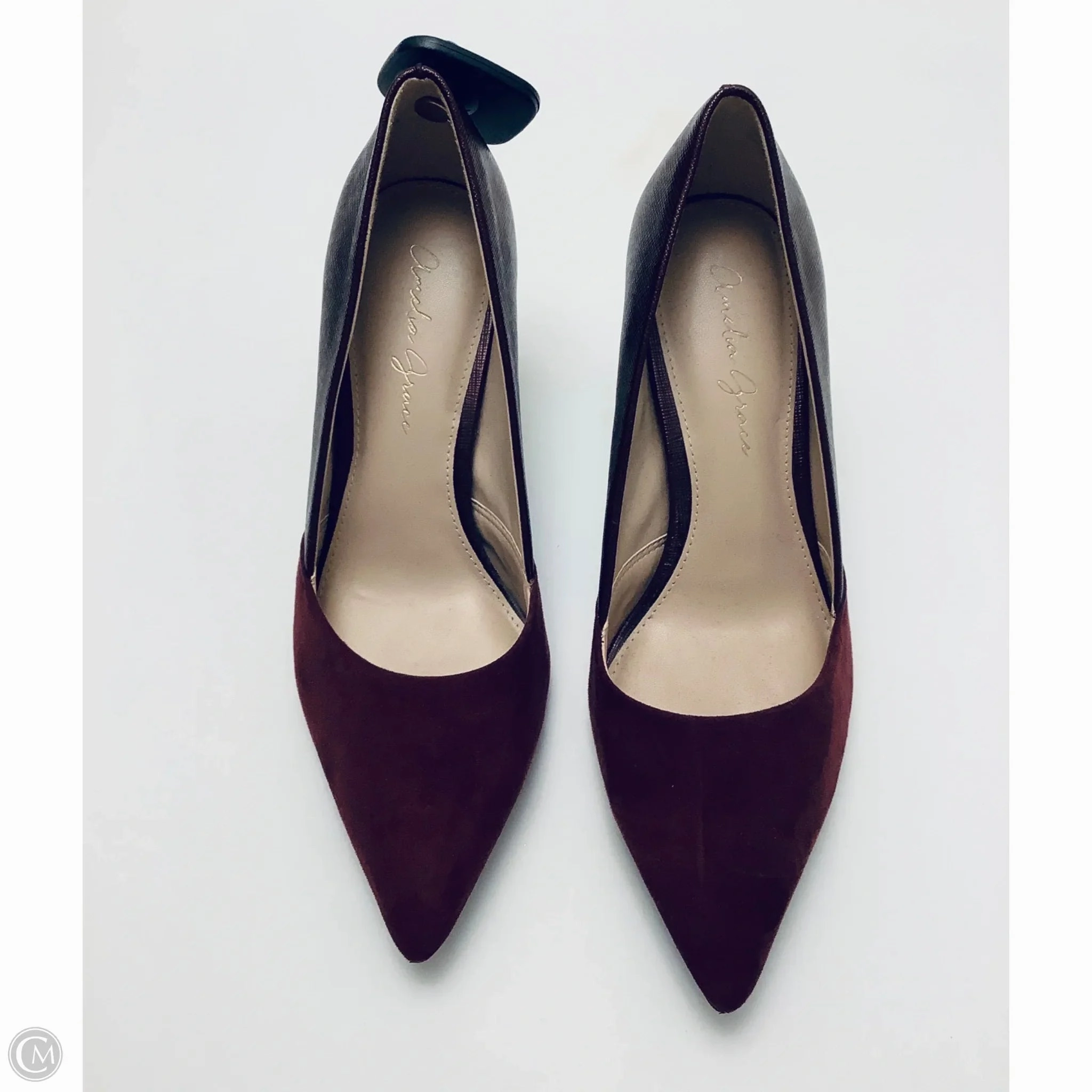 Shoes Heels Stiletto By Clothes Mentor In Maroon, Size: 7