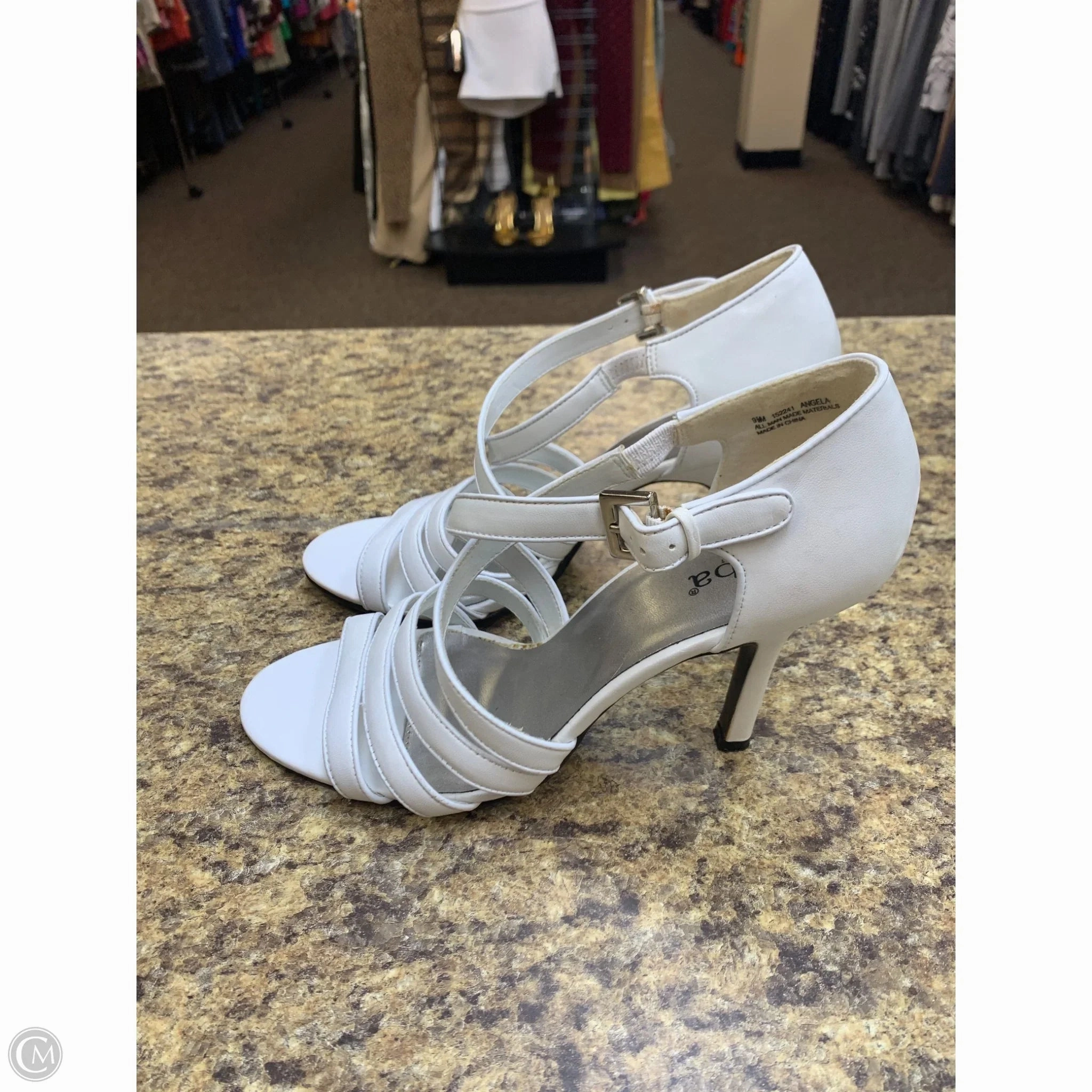 Shoes Heels Stiletto By Diba In White, Size: 9.5