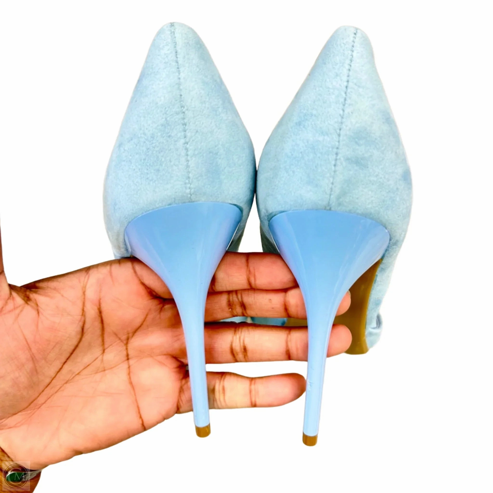 Shoes Heels Stiletto By Just Fab In Blue, Size: 11