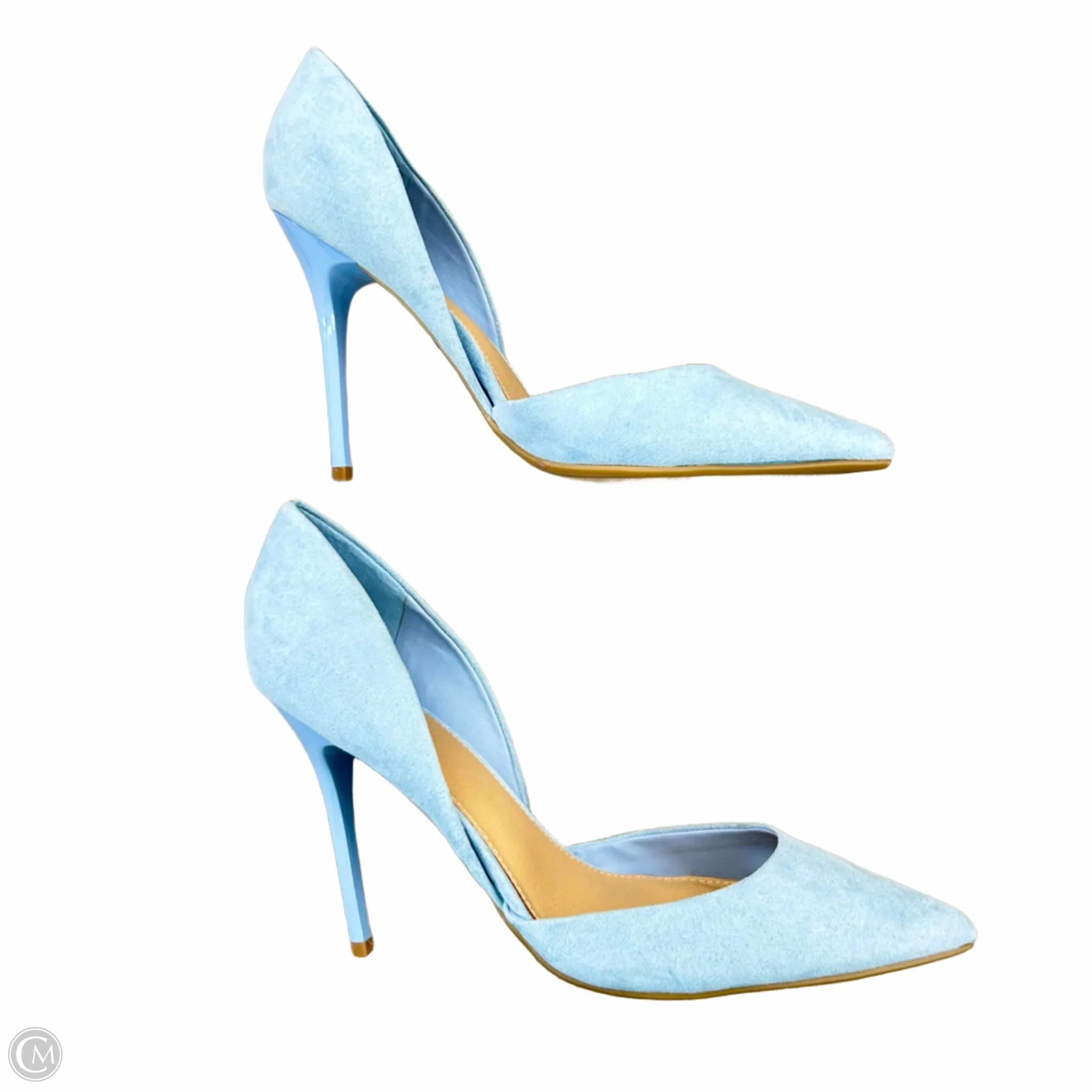 Shoes Heels Stiletto By Just Fab In Blue, Size: 11