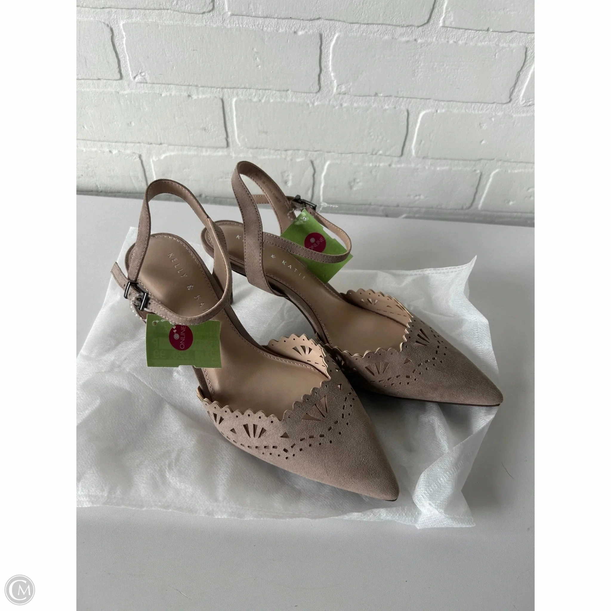 Shoes Heels Stiletto By Kelly And Katie In Tan, Size: 8.5