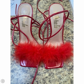 Shoes Heels Stiletto By Shein In Red, Size: 6
