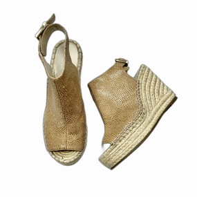 Shoes Heels Wedge By Kenneth Cole In Tan, Size: 7