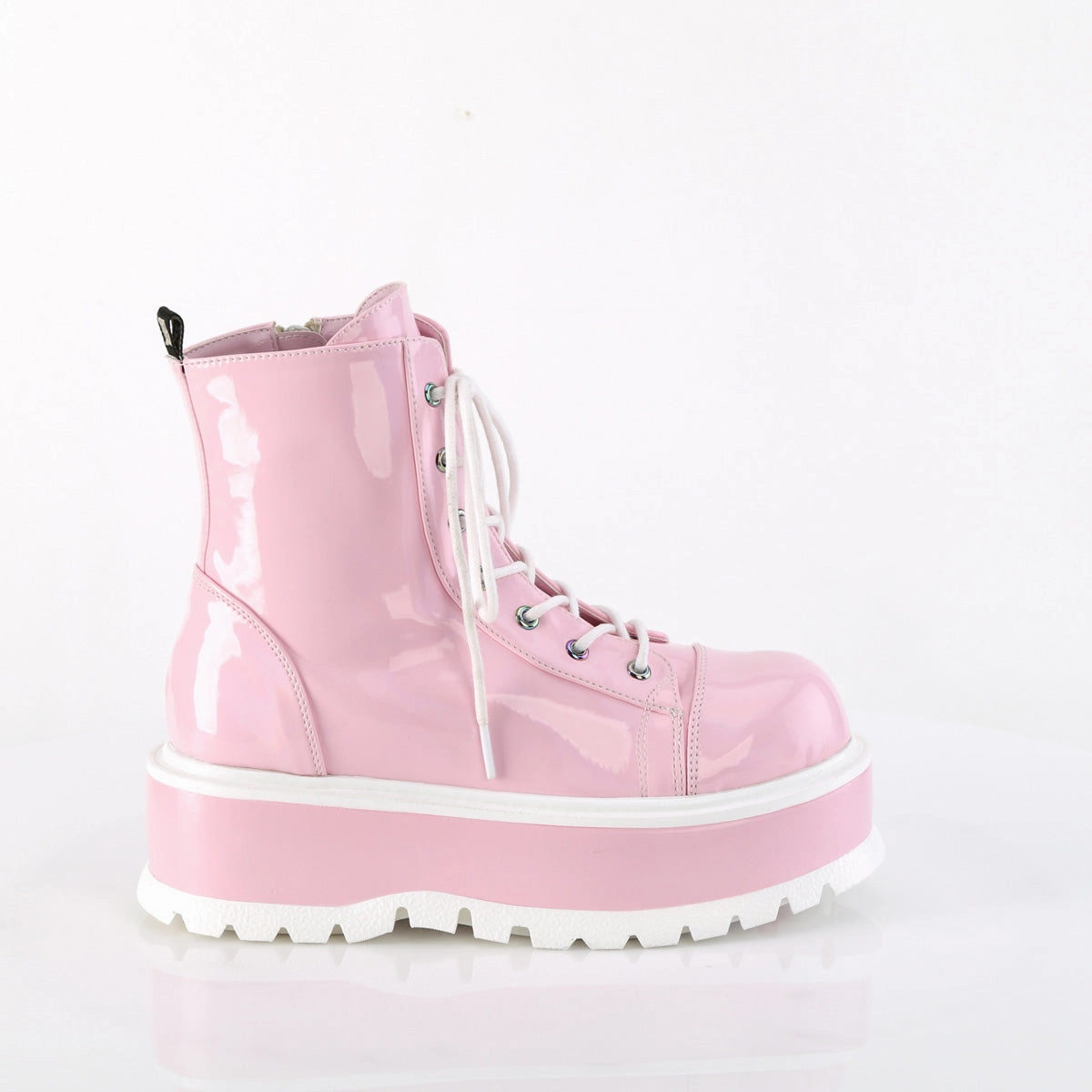 SLACKER-55  Baby Pink Holo Patent
