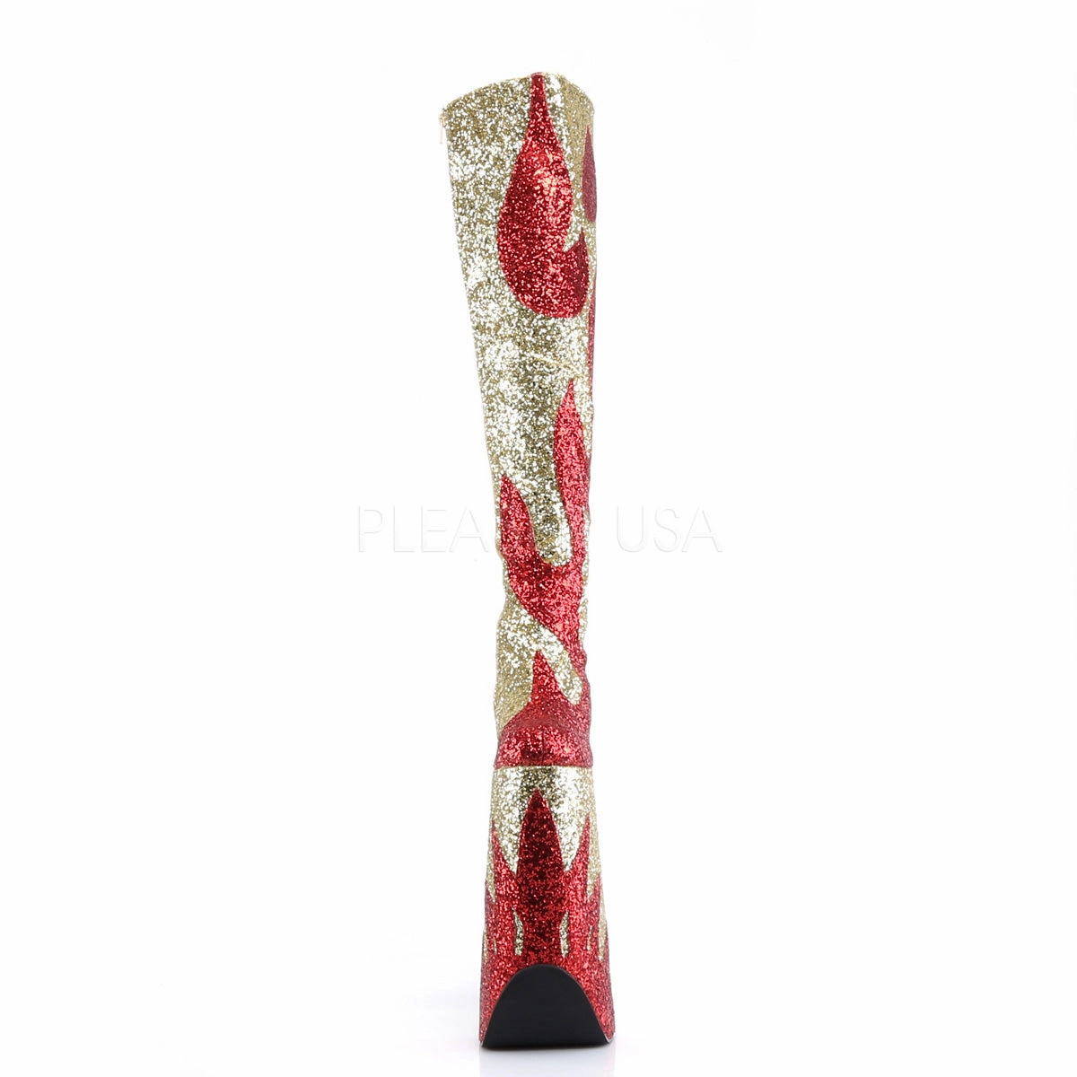 SPLASHY-3020  Red-Gold Glitter