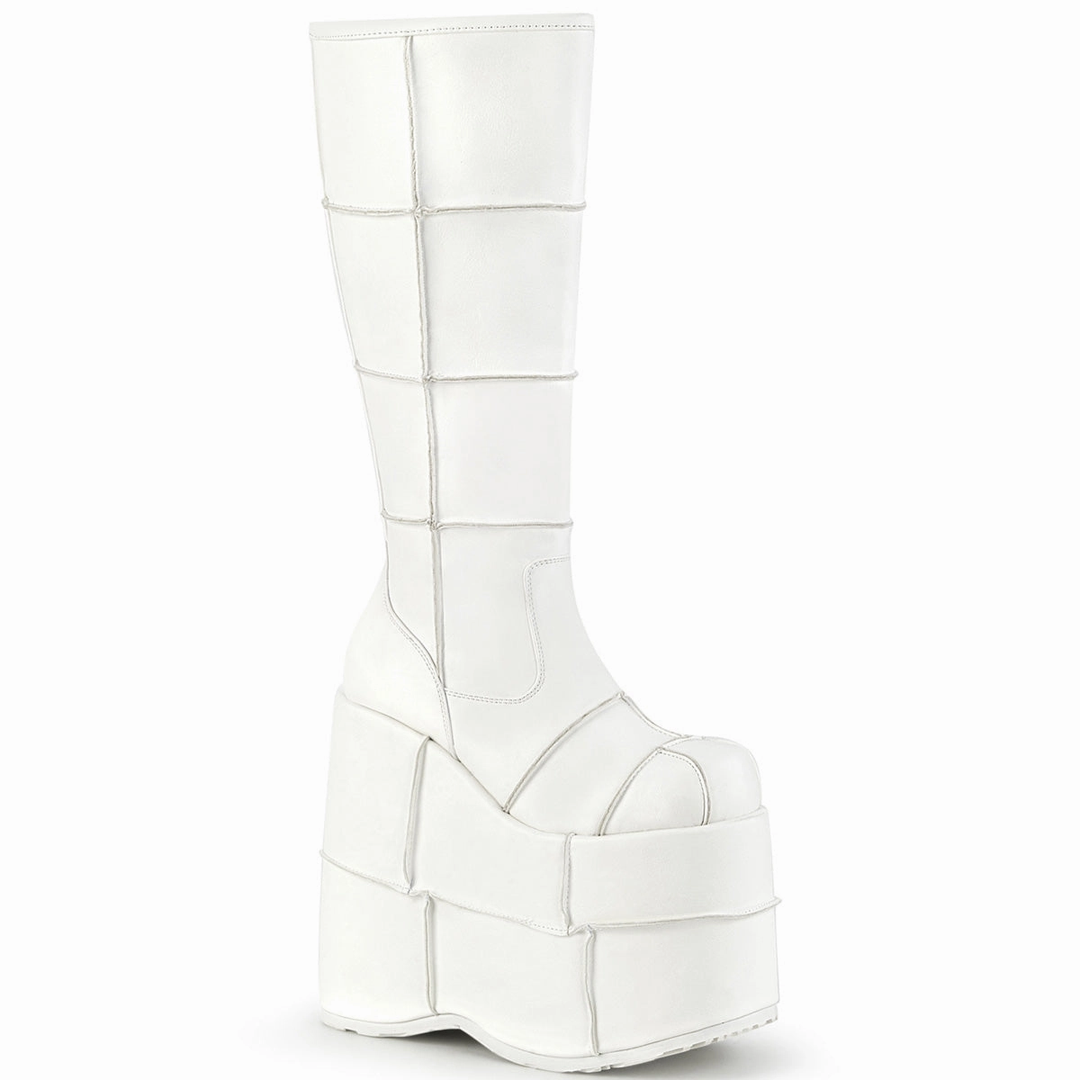 STACK-301  White Vegan Leather