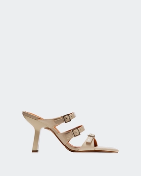 Stalida Off White Leather