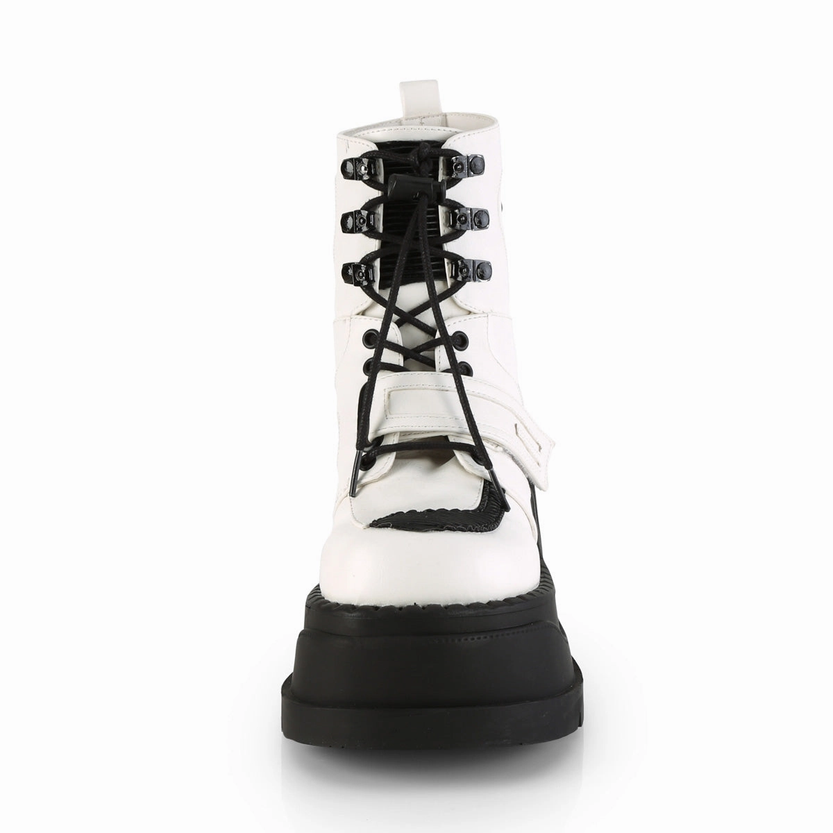 STOMP-13  White Vegan Leather